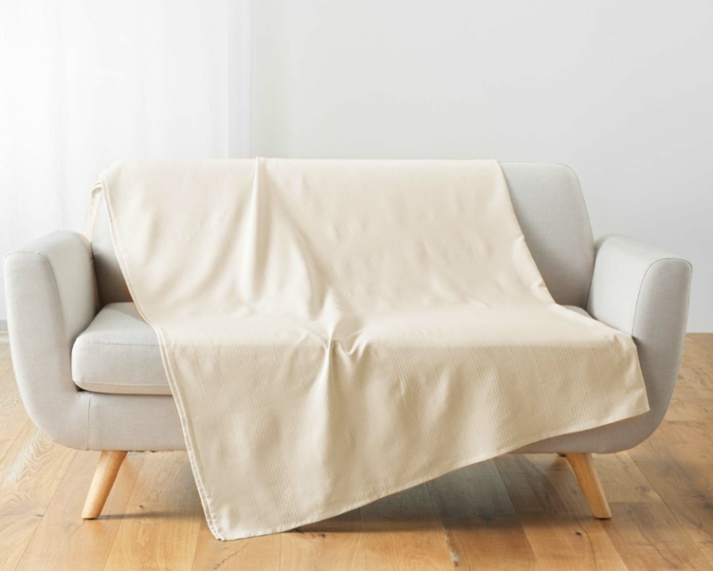 Ριχτάρι  180x220 cm Σχ.Lucile natural polycotton