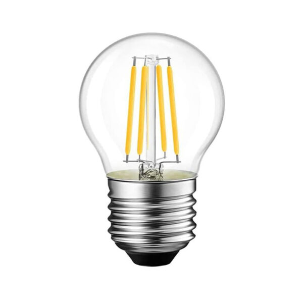 Λαμπτήρας LED G45 Bulb pakoworld 4W 3000K E27 clear