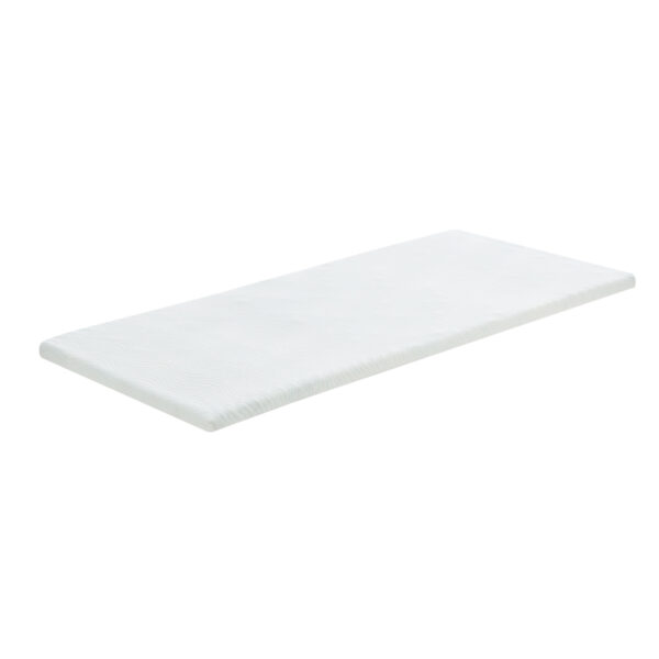 Ανώστρωμα Casmeriane pakoworld λευκό ύφασμα-memory foam 90x190x5εκ