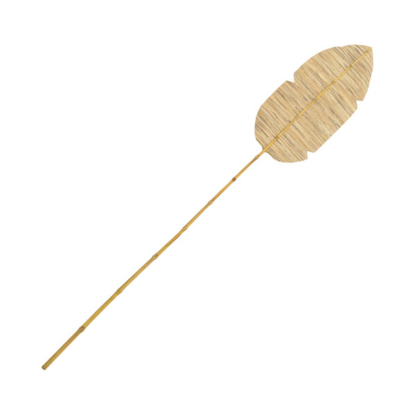 Διακοσμητικό φυτό Bantou Inart banana leaf σε φυσική απόχρωση Υ200εκ