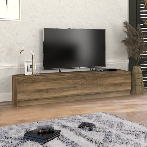Έπιπλο τηλεόρασης Ahenk Megapap χρώμα καρυδί 160x31