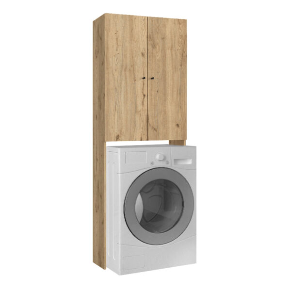 Έπιπλο πλυντηρίου Romme Megapap χρώμα sepet oak 65x27