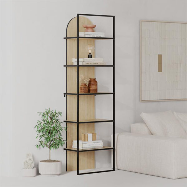 Βιβλιοθήκη Archy Megapap χρώμα sapphire oak 53x31