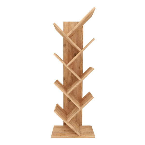 Βιβλιοθήκη Milton Megapap χρώμα pine oak 44x22x121εκ.