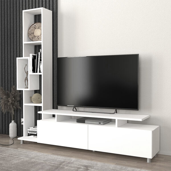 Σύνθεση τηλεόρασης Tulip Megapap χρώμα λευκό 160x29