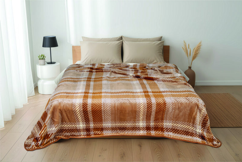 Κουβέρτα καρό Σχ.Marley 490 gsm 100% polyester